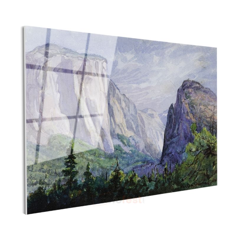 Thomas Hill - Yosemite Vadisi Cam Tablo