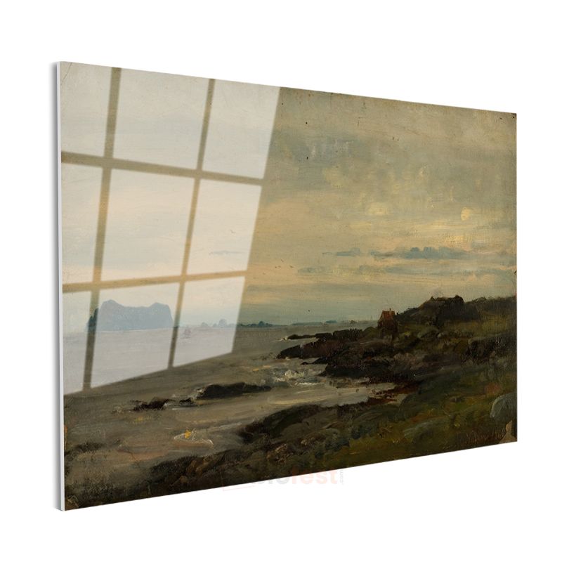 William McTaggart - İskoç Sahili Cam Tablo