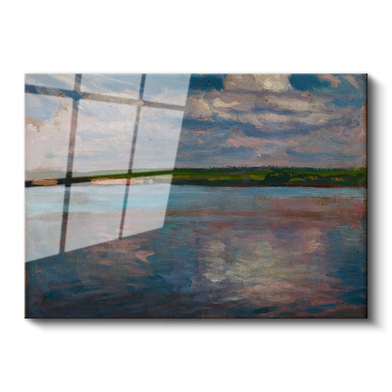 Claude Monet - Göl Yansımaları Cam Tablo