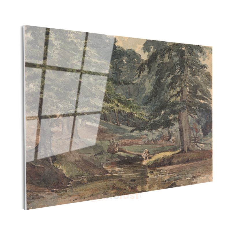 Thomas Gainsborough - Orman Deresi Cam Tablo