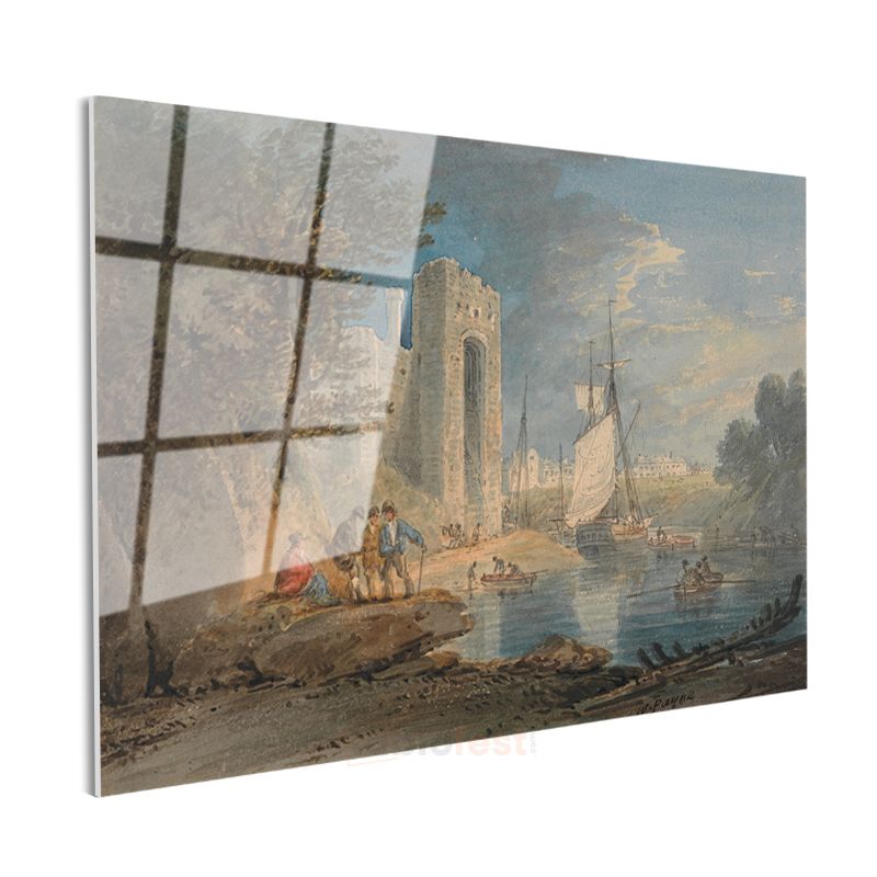 J.M.W. Turner - Kale Limanı Cam Tablo
