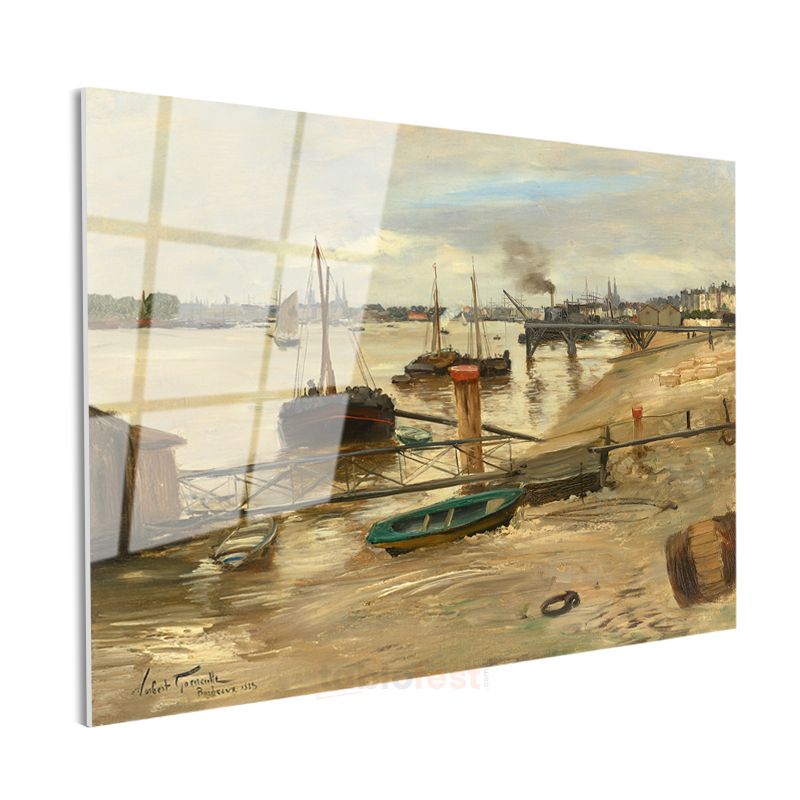 Lovis Corinth - Liman Manzarası Cam Tablo