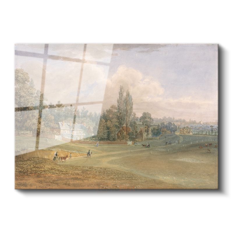 John Constable - Kırsal Manzara Cam Tablo