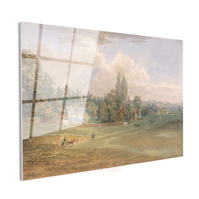 John Constable - Kırsal Manzara Cam Tablo