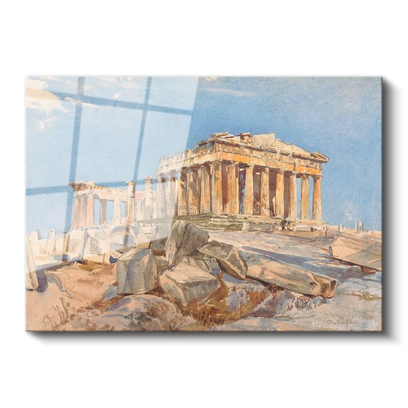 Edward Dodwell - Parthenon Tapınağı Cam Tablo
