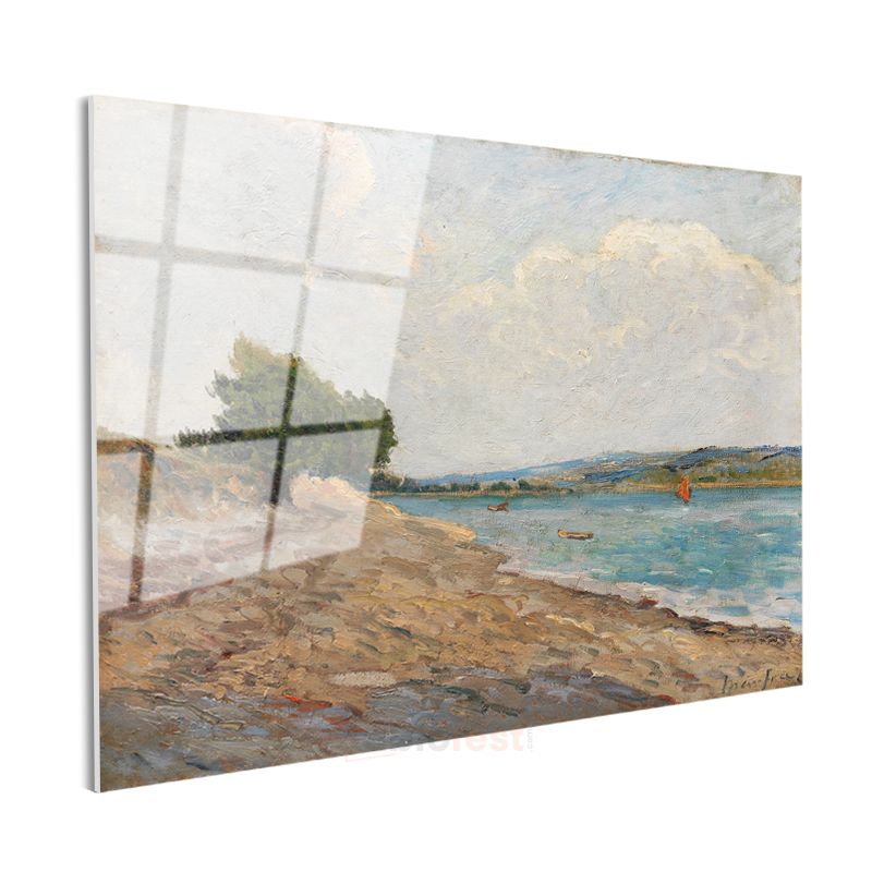 Maxime Maufra - Sahil Manzarası Cam Tablo