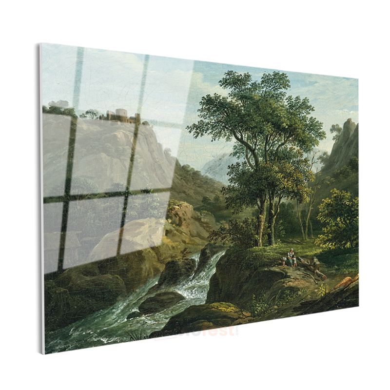 Claude Lorrain - Pastoral Manzara Cam Tablo
