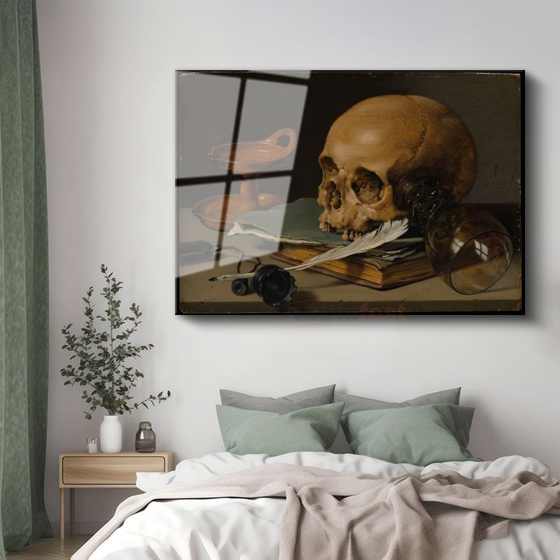Pieter Claesz - Vanitas Still Life Cam Tablo
