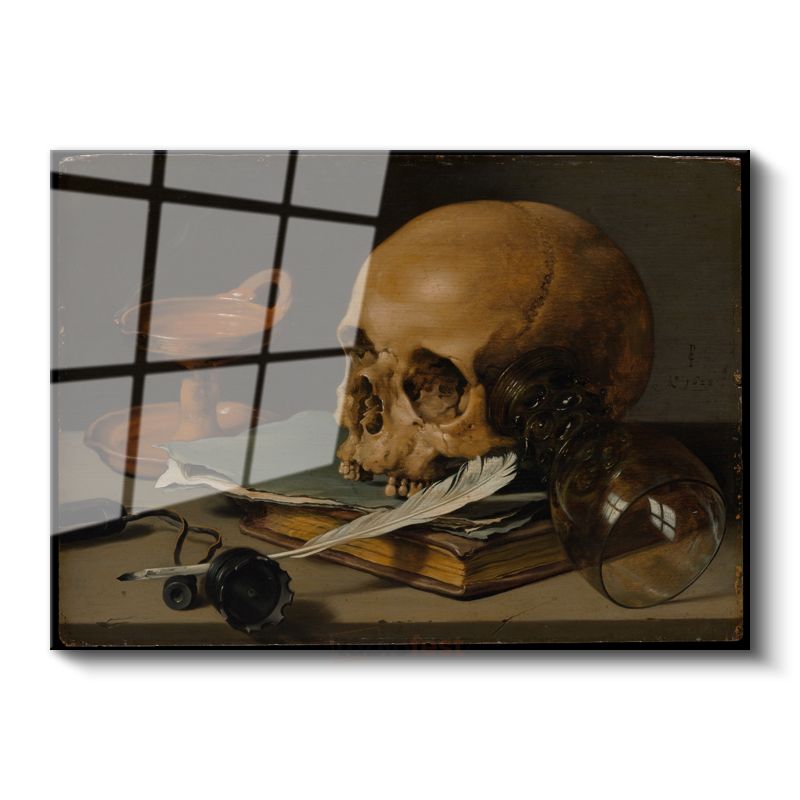 Pieter Claesz - Vanitas Still Life Cam Tablo