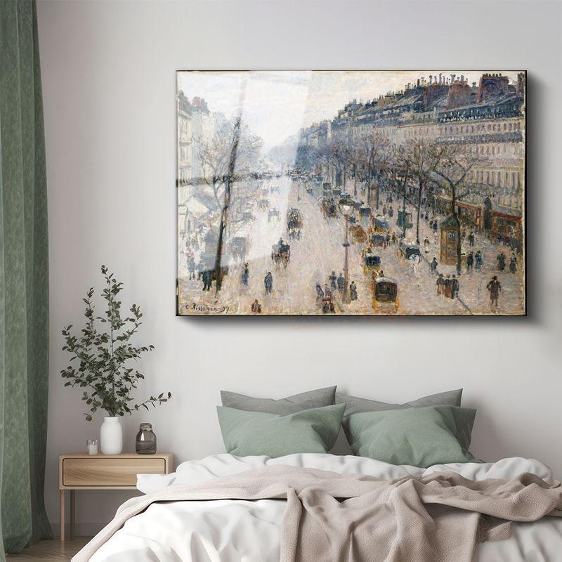 Camille Pissarro - Boulevard Montmartre Cam Tablo