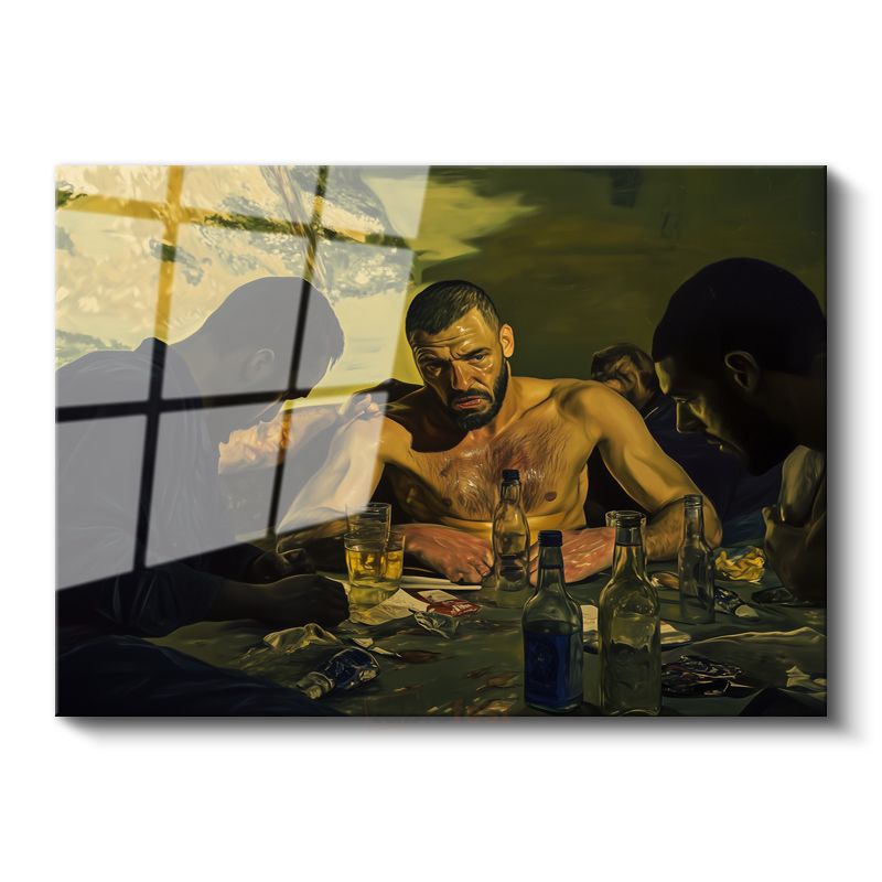 Michaël Borremans - Poker Gecesi Cam Tablo