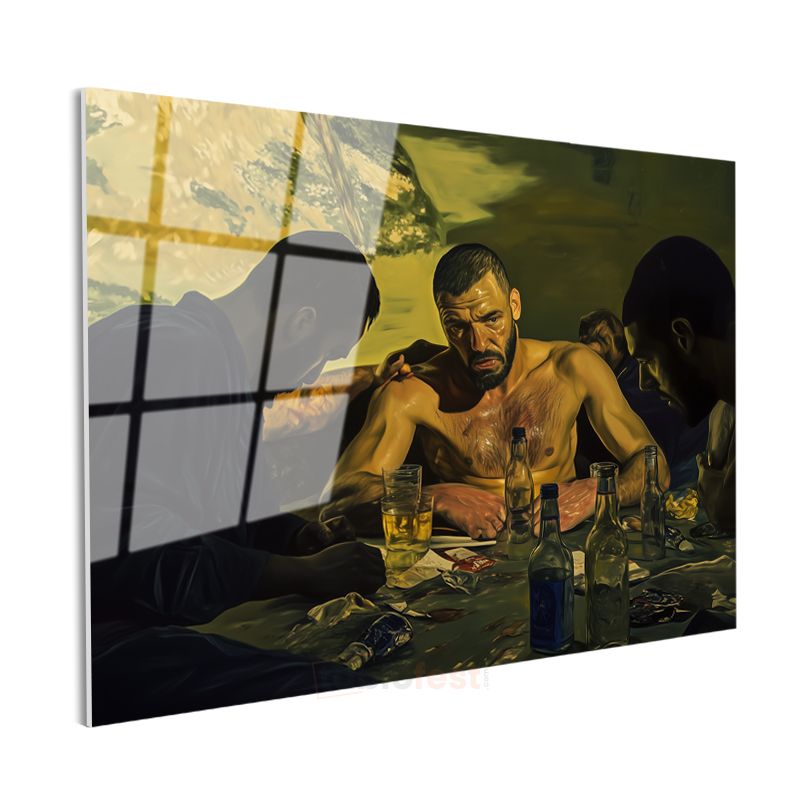 Michaël Borremans - Poker Gecesi Cam Tablo