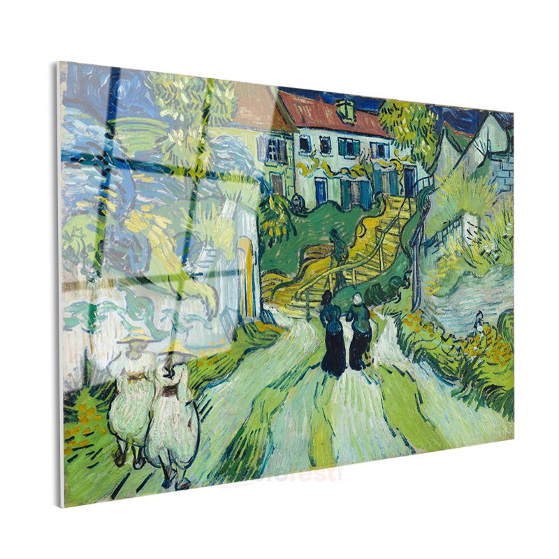 Vincent van Gogh - Auvers'deki Merdiven Cam Tablo