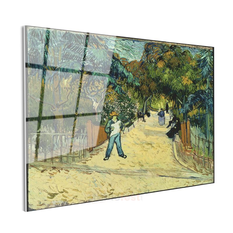 Vincent van Gogh - Park Yolu Cam Tablo