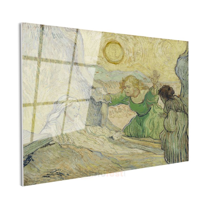 Vincent van Gogh - Lazarus'un Dirilişi Cam Tablo