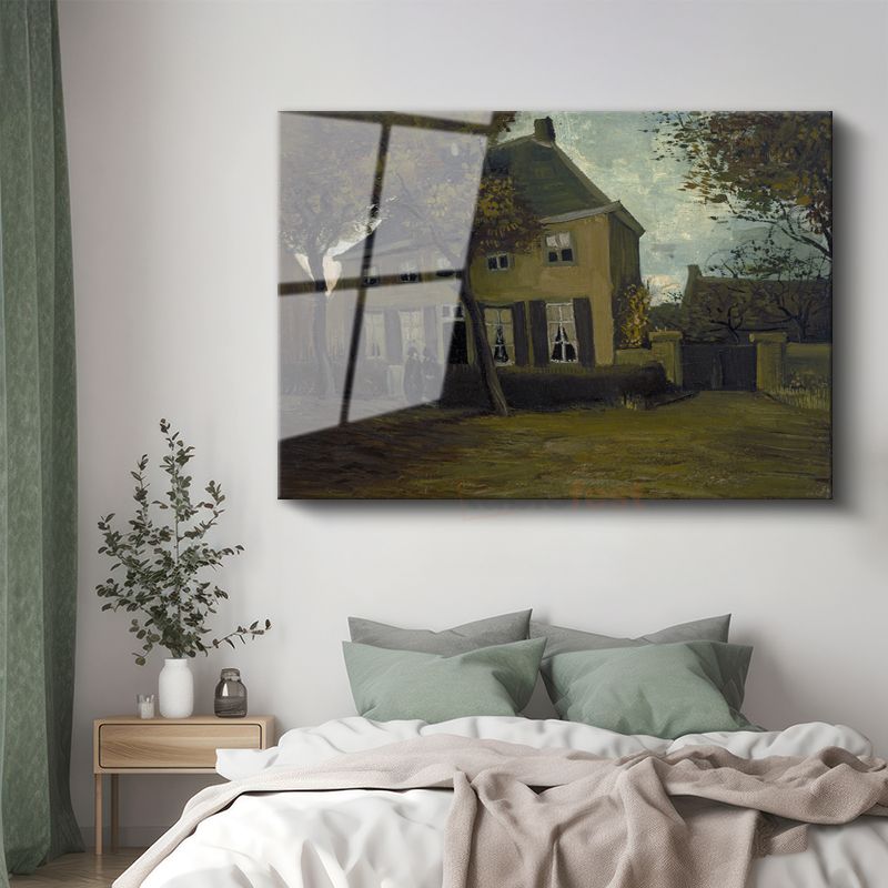 Vincent van Gogh - Nuenen'deki Papaz Evi Cam Tablo