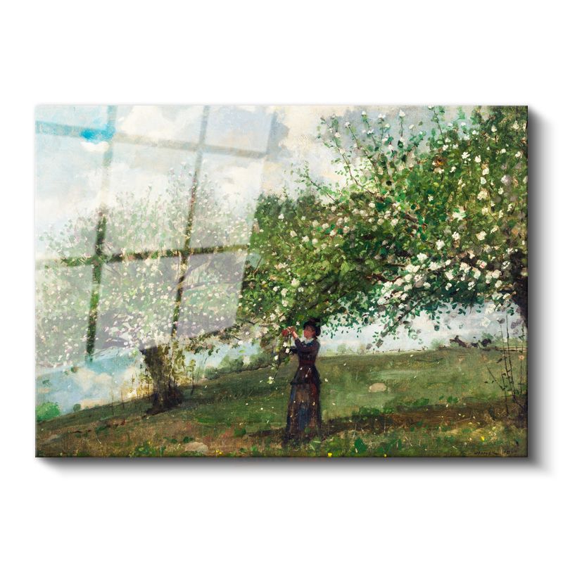 Winslow Homer - Çiçek Açmış Ağaçlar Cam Tablo