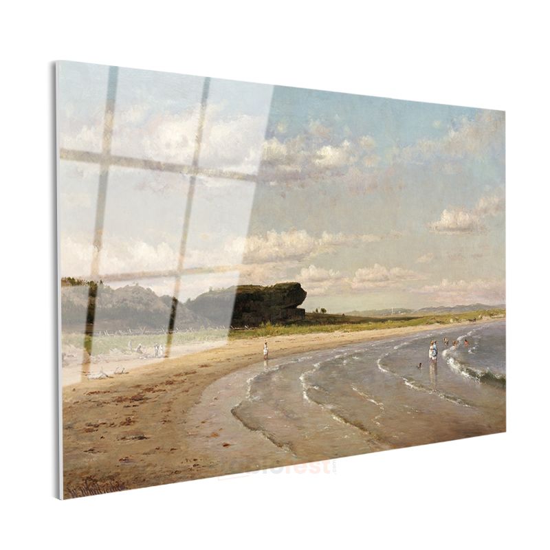 William Trost Richards - Beach Scene Cam Tablo
