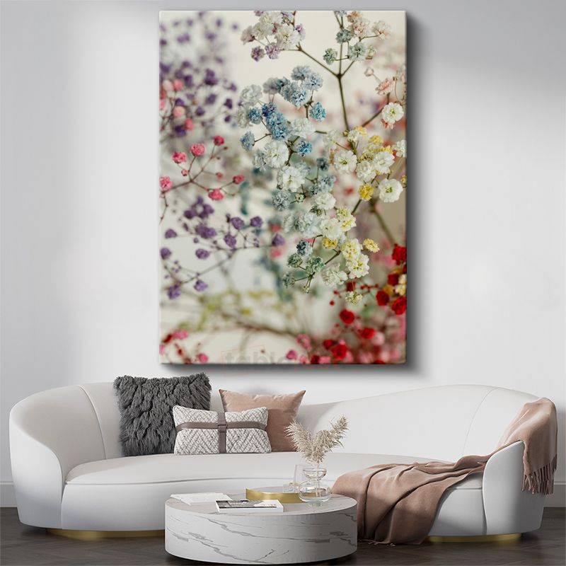 Pastel Cipsofilya - Romantik Narin Çiçekler Kanvas Tablo