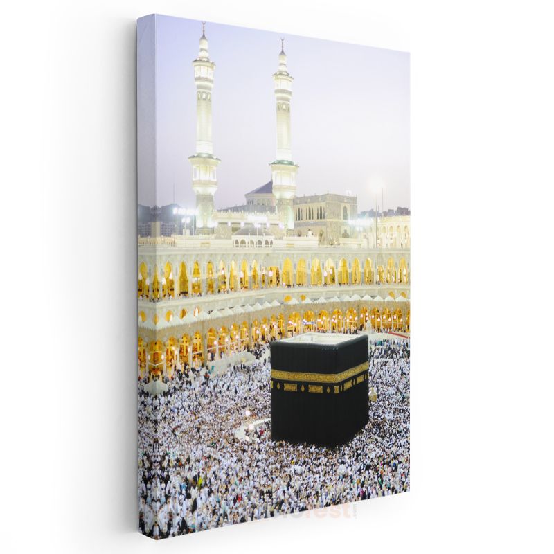Kabe-i Şerif - İslam'ın Kutsal Mabedi Kanvas Tablo