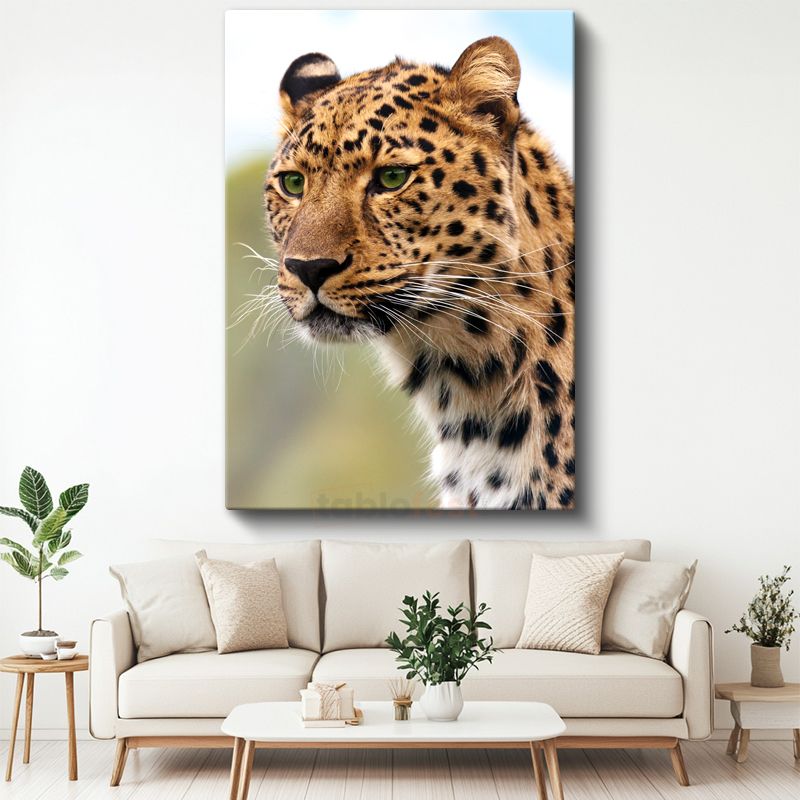 Leopar Portresi - Vahşi Bakış Kanvas Tablo