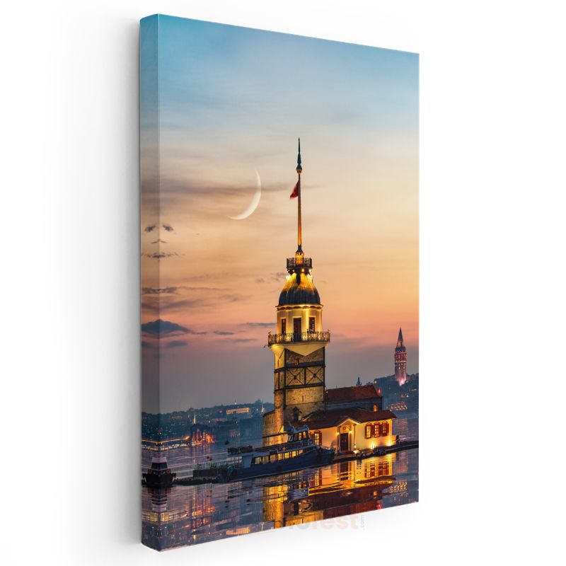 Kız Kulesi - İstanbul'un İncisi Kanvas Tablo