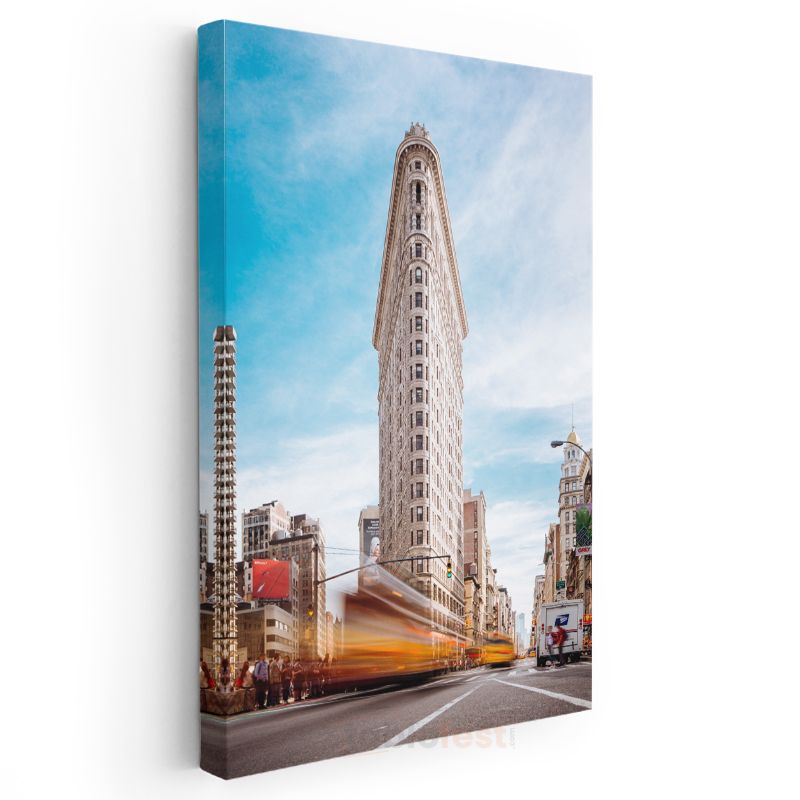 Flatiron Binası - New York'un İkonik Üçgen Gökdeleni Kanvas Tablo