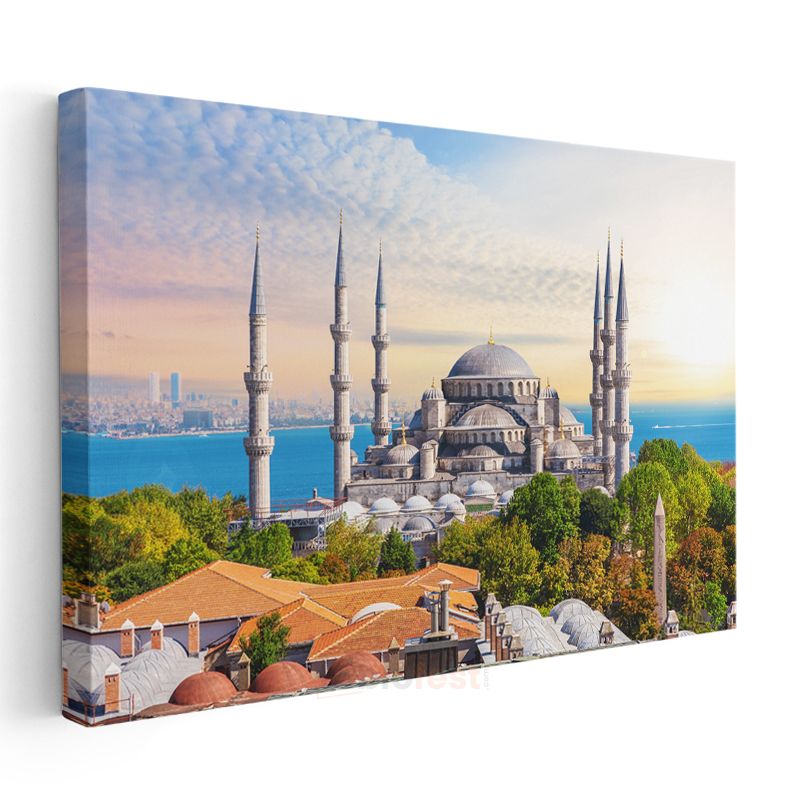 Sultanahmet Camii - İstanbul'un Mavi İncisi Kanvas Tablo