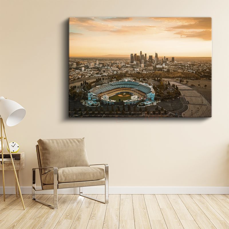 Los Angeles Panoraması - Stadyum Manzarası Kanvas Tablo