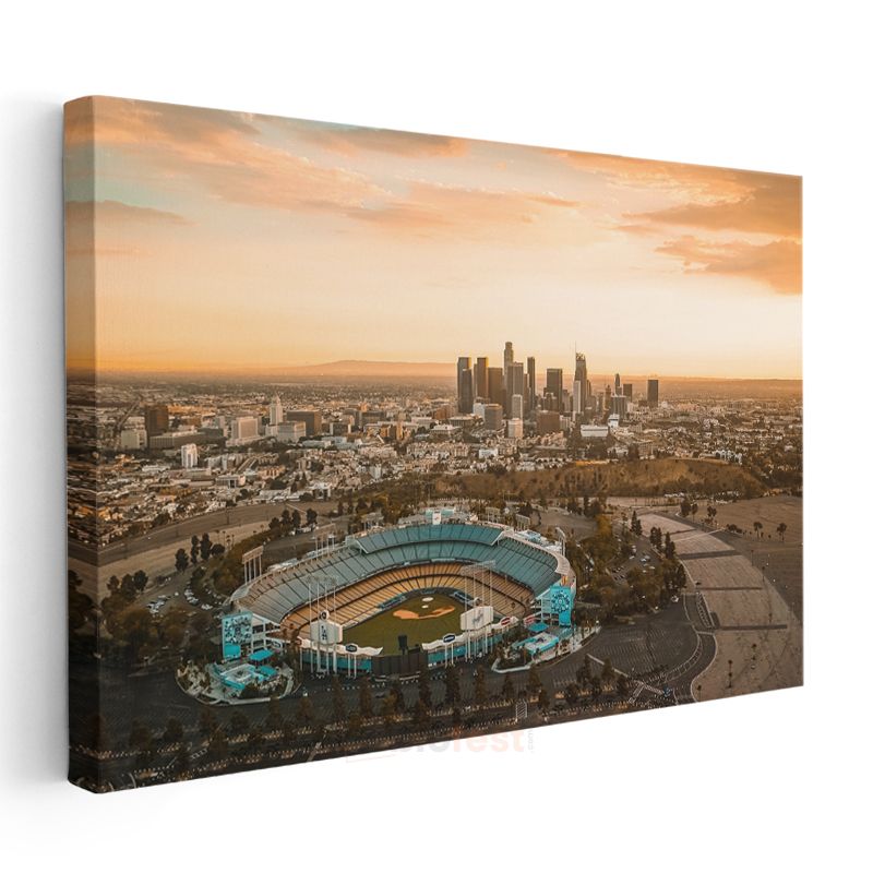 Los Angeles Panoraması - Stadyum Manzarası Kanvas Tablo