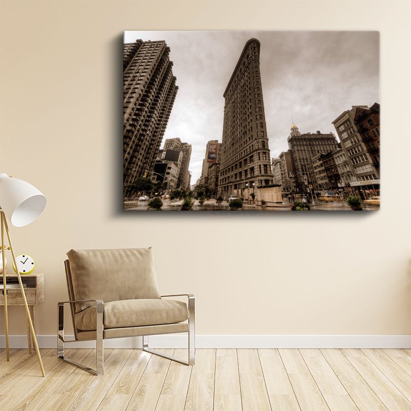 Flatiron Binası - Klasik New York Mimarisi Kanvas Tablo