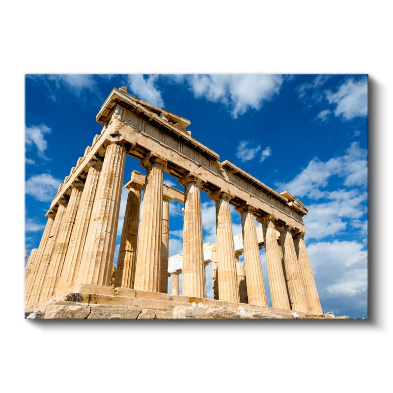 Parthenon Tapınağı - Antik Yunan Mimarisi Kanvas Tablo