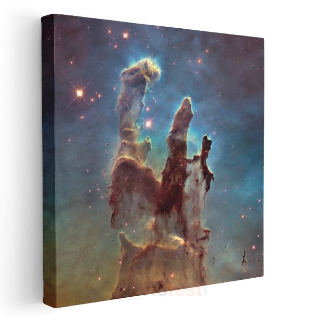Yaratılış Sütunları - Kozmik Nebula Kanvas Tablo