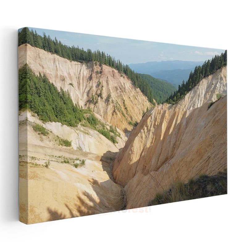 Altın Kanyon - Güneş Işığında Parlayan Vadi Kanvas Tablo