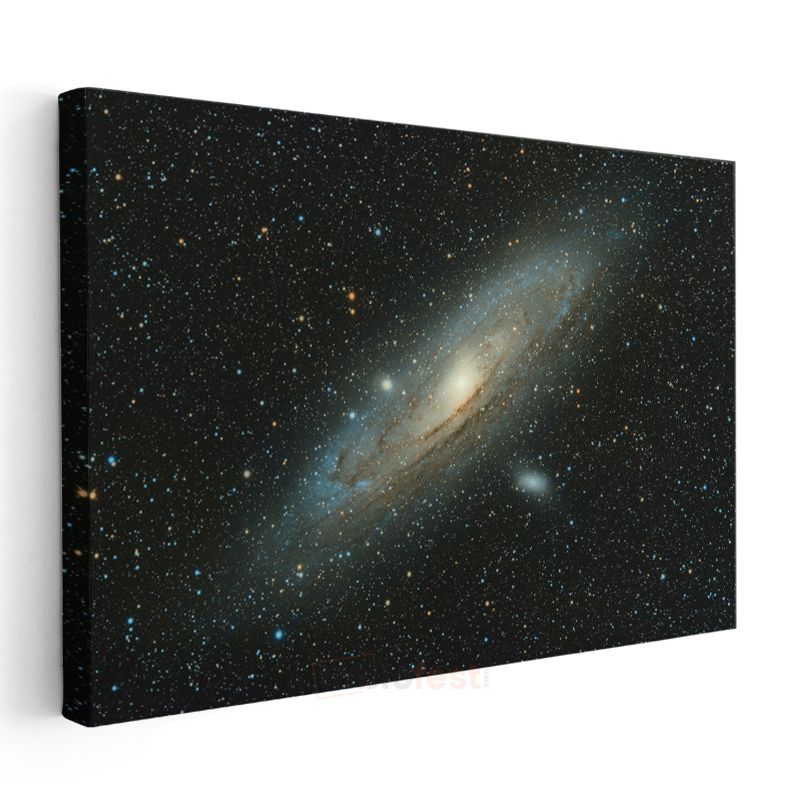 Andromeda Galaksisi - Yıldızların Dansı Kanvas Tablo