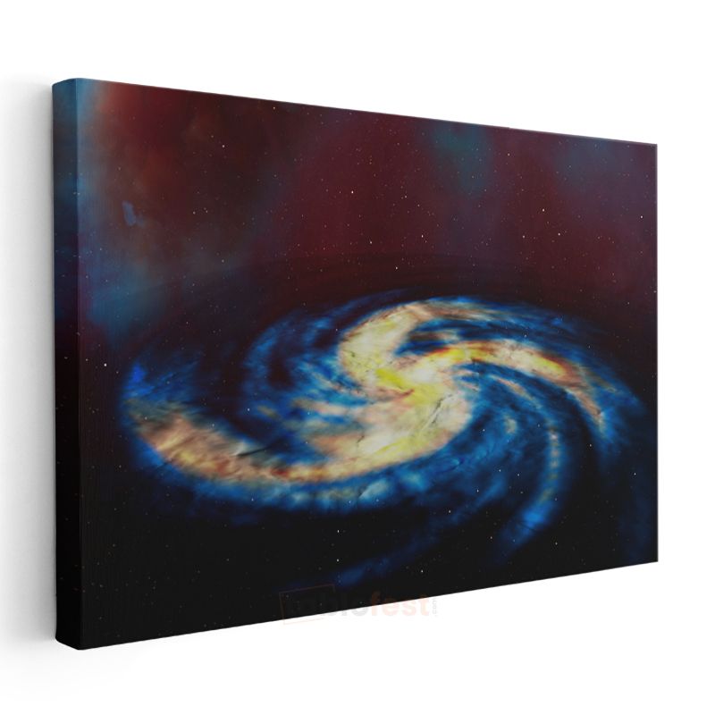 Spiral Galaksi - Kozmik Girdap Manzarası Kanvas Tablo