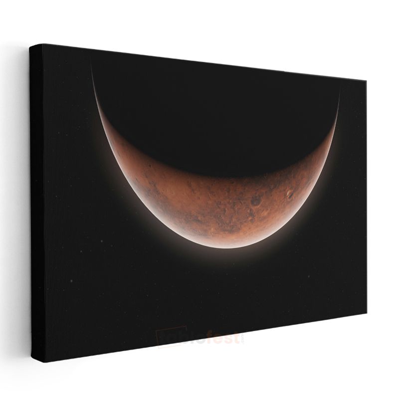 Mars Hilali - Kızıl Gezegenin Büyüleyici Görünümü Kanvas Tablo