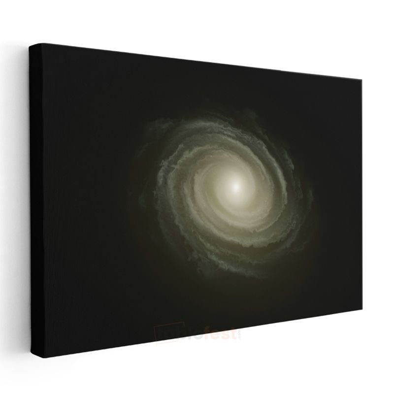 Spiral Galaksi - Kozmik Girdap Işıltısı Kanvas Tablo