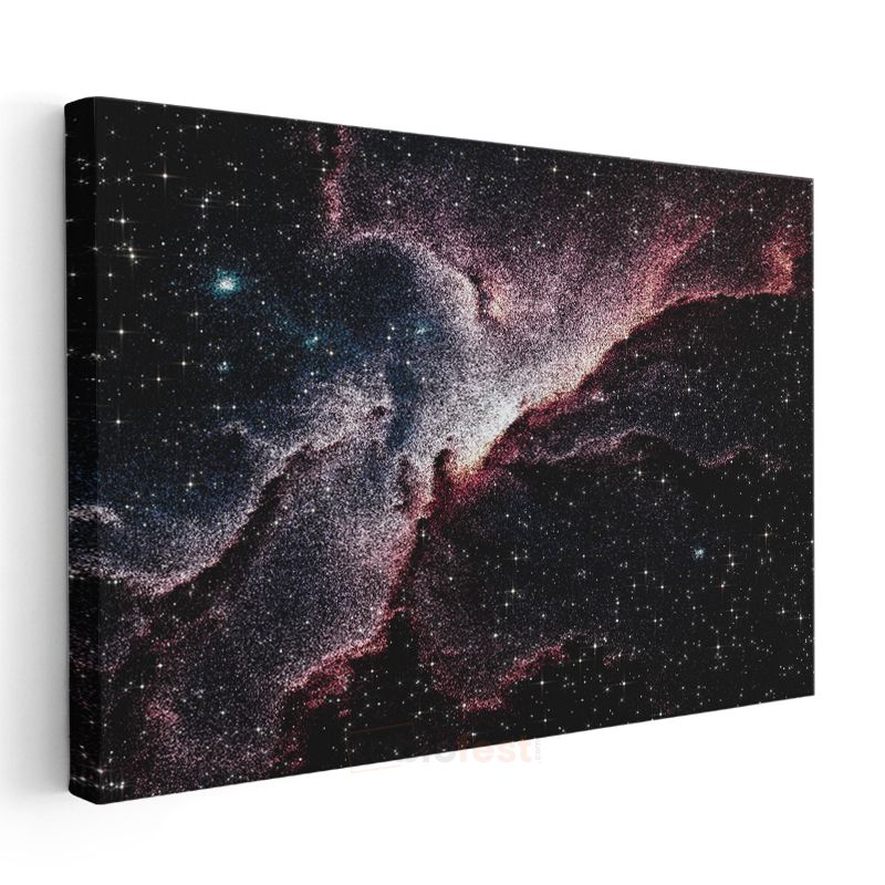 Kozmik Nebula - Yıldızlar Arasında Dans Kanvas Tablo