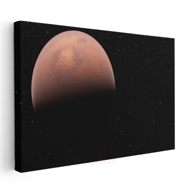 Mars Portresi - Kızıl Gezegenin İhtişamı Kanvas Tablo