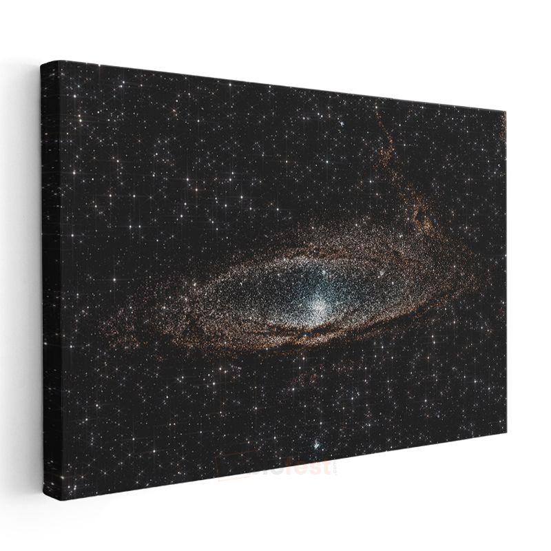 Spiral Galaksi - Yıldızlar Arasında Kozmik Girdap Kanvas Tablo