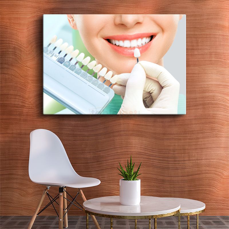 Diş Hekimi - Profesyonel Diş Beyazlatma ve Bleaching Tedavisi Kanvas Tablo