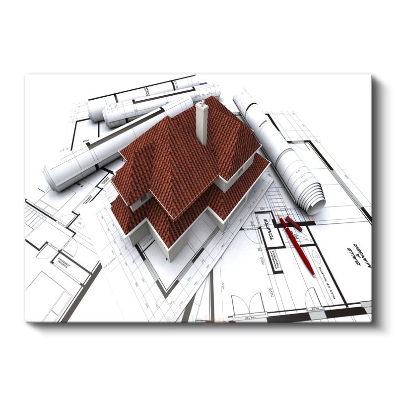 Mimar - Villa Tasarımı ve Mimarisi Kanvas Tablo