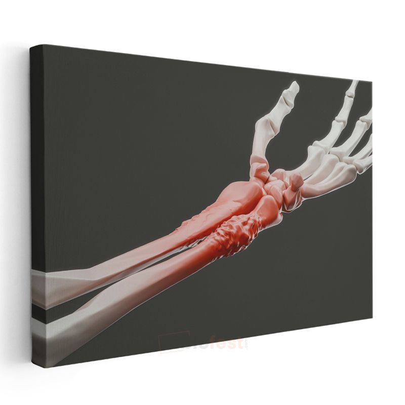 Ortopedi Uzmanı - Kemik Anatomisi Kanvas Tablo