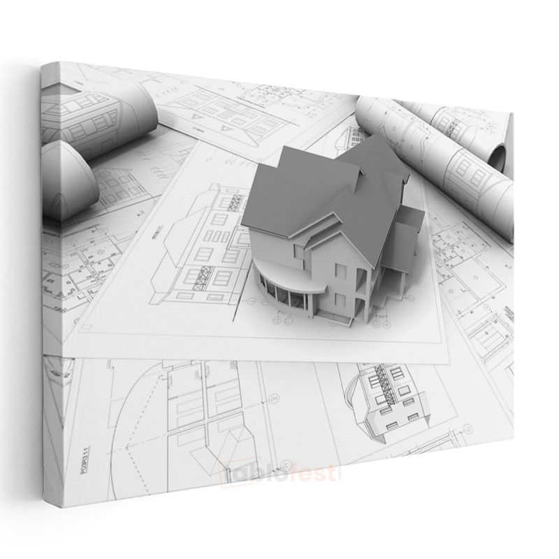 Mimar - 3D Modelleme ve Tasarım Kanvas Tablo
