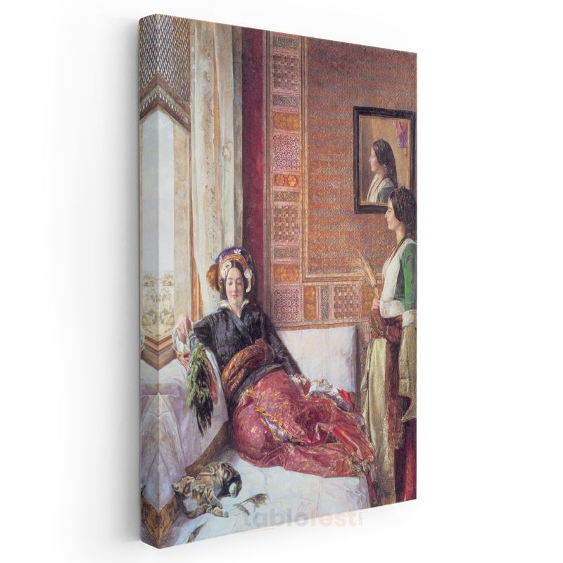 Osman Hamdi Bey - Haremde Kanvas Tablo