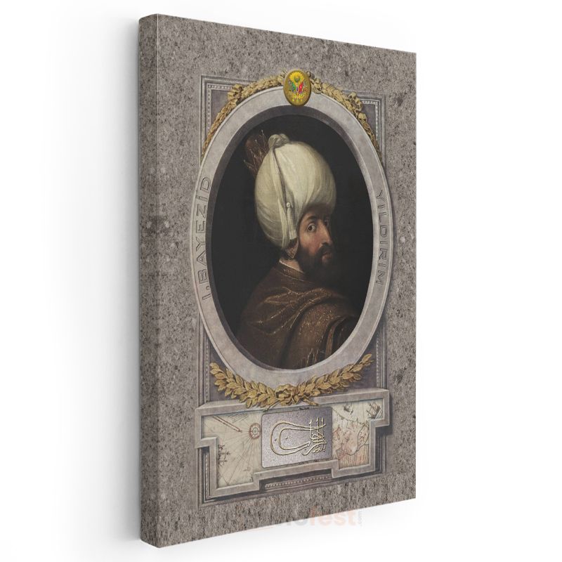 Osmanlı Padişahları - Sultan I. Murad Han Kanvas Tablo