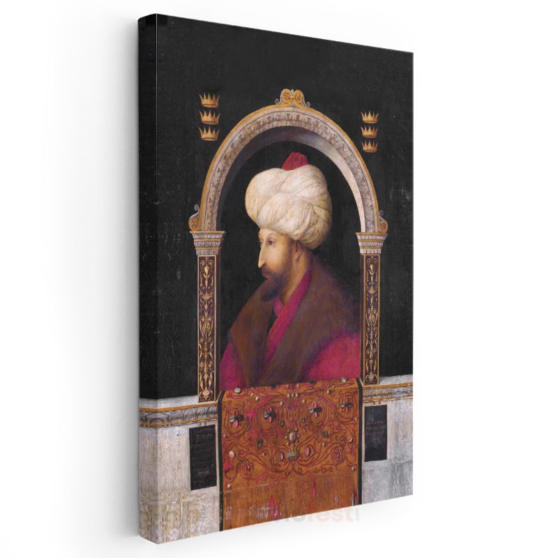 Osmanlı Padişahları - Fatih Sultan Mehmet Osmanlı'nın Yükseliş Dönemi Kanvas Tablo
