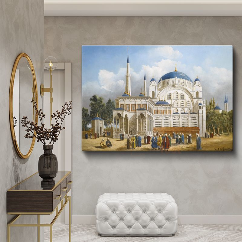 İhtişamlı Cami - Osmanlı Mimarisi Kanvas Tablo