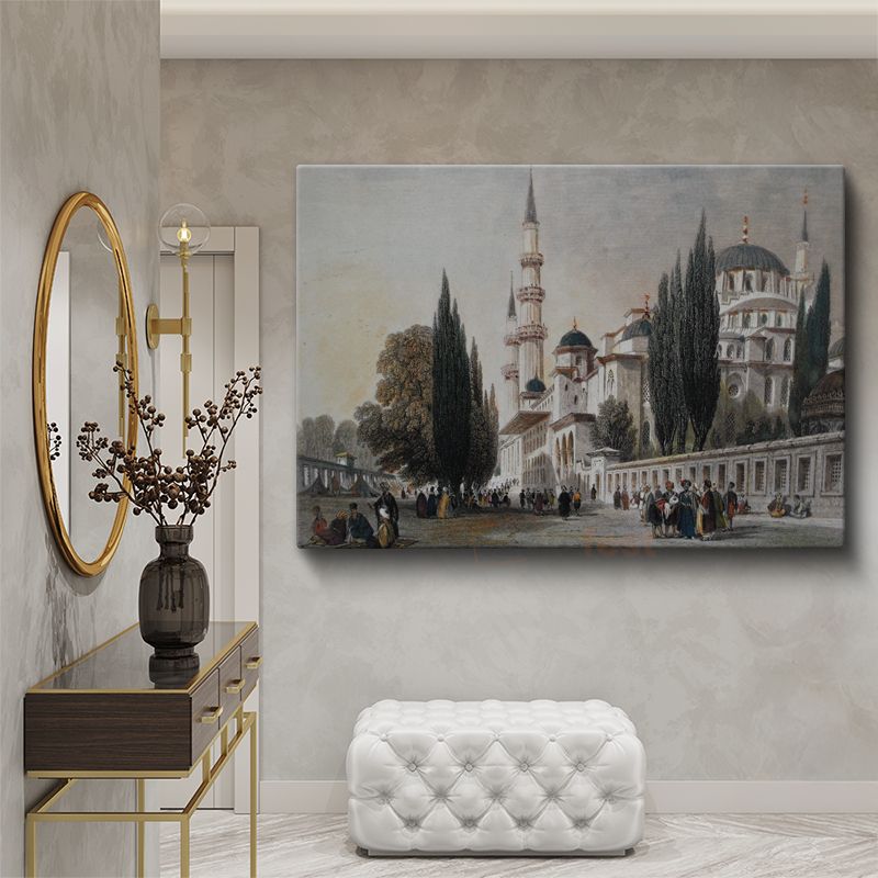 Süleymaniye Camii - Osmanlı Mimarisinin Görkemi Kanvas Tablo